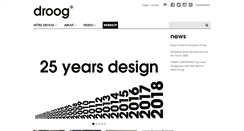 Desktop Screenshot of droog.com