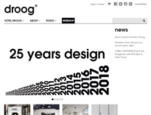 Tablet Screenshot of droog.com